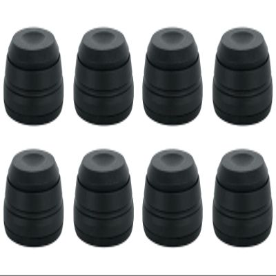 Rockville ISOPAD Aluminum/Silicone Isolation Pad Feet, Vibration Absorbing, Anti-Slip, for Studio Monitors and Speakers, 8-Piece