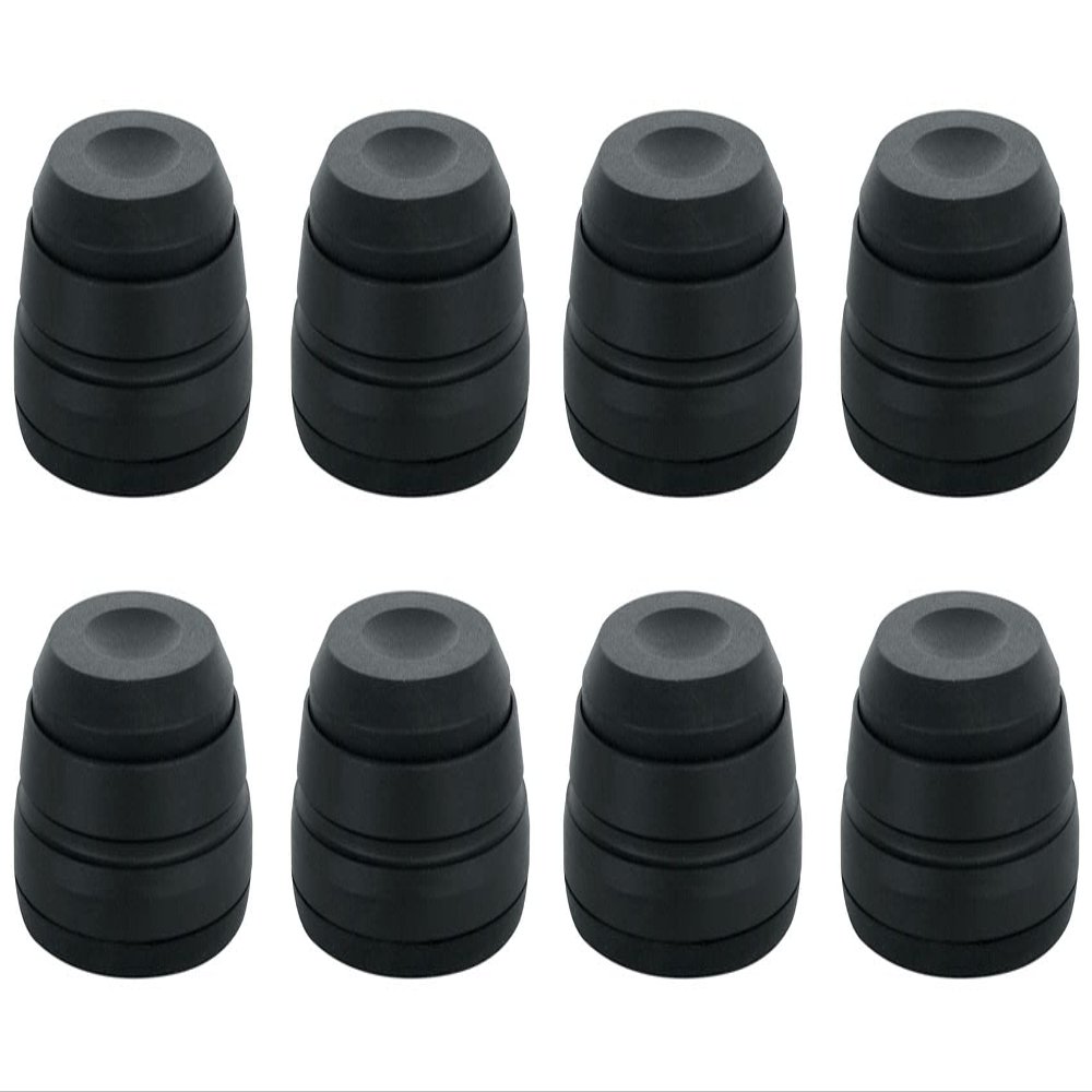 Rockville ISOPAD Aluminum/Silicone Isolation Pad Feet, Vibration Absorbing, Anti-Slip, for Studio Monitors and Speakers, 8-Piece