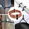 Black Zip Ties Heavy Duty 20 Inch Outdoor, 250lb Extra Large Cable Tie Wraps Long Plastic Wire Ties Wide Big Strong Thick Zipties 40 Pack view 3