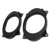2Pcs 6.5inch Speaker Adapter,Black Door Speaker Adapter Spacer Rings with 2 Wire Harness Fit for Levin(6X9) view 4