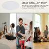 Micca 8" 2-Way in Ceiling or Wall Round Speakers, 4 Pack, 8 Inch Woofer, 9.75" Cutout Diameter, Low Profile Rimless Design, for Indoor Rooms or Covered Outdoor Porches, White, Paintable (Renewed) view 3