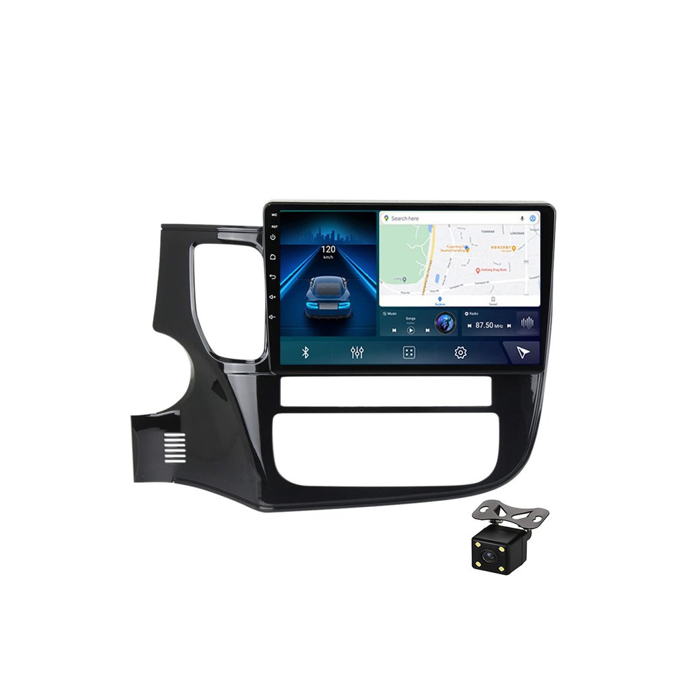 Double Din Car Stereo 9 Inch Car Multimedia MP5 Player for Mitsubishi Outlander 3 GF0W GG0W 2012-2018 with Backup Camera Support Bluetooth/USB/FM Radio/Steering Wheel Control,M300s 3g+32g