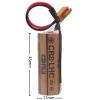 KUANMAI 30Pcs CR8.LHC 17450 Battery with Brown Plug for Fuji Battery Memory Backup Power Source Water Meters CR8.LHC Battery view 2