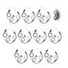 Bommeow 10 Pack BCT22-S2 2-Wire Clear Coil Surveillance Kit w/Extra Replacement Black Tube for Sepura STP8200 STP9000 SC20 (10PS-BCT22RBT-S2) view 1