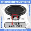 KICKER Subwoofer and Amp Package of 3 Items - 12" CompRT 1000 Watt Sub, DS18 Class D Monoblock Amplifier, and Complete 4AWG Wiring Kit view 2