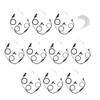 10 Pack BOMMEOW BCT22-M12 2-Wire Clear Coil Surveillance Kit w/Extra Replacement Clear Tube Compatible with Motorola Two-Way Radios SL7550e SL7580 SL300 SL3500e SL4000 SL8550e SL1K TLK100 DLR110 Curve view 1
