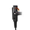 10 Pack BOMMEOW BCT22-M12 2-Wire Clear Coil Surveillance Kit w/Extra Replacement Clear Tube Compatible with Motorola Two-Way Radios SL7550e SL7580 SL300 SL3500e SL4000 SL8550e SL1K TLK100 DLR110 Curve view 2