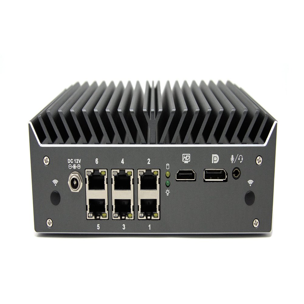 Protectli Vault Pro VP4630-6 Port, Firewall Micro Appliance/Mini PC - Intel i3, 2.5G Ports, DDR4 RAM, M.2 NVMe or SATA SSD Storage, AES-NI, Barebones