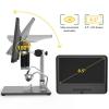Microscope Accessories Kit Electronic Microscope 5X-1200X Digital Microscope Camera Adjustable 1080P with 10 LED Light Microscope Slides (Color : G1000 Metal) view 2
