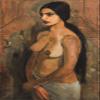 Amrita Sher Gil : Portrait of a Tahitian : 1934 : Archival Quality Art Print view 1