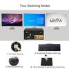 CKLau 2 Port USB 3.0 Triple Monitor KVM Switch HDMI 2.1 8K@60Hz 4K@144Hz with Audio and All Input Cable for 2 Computers 3 Monitors Supports Hotkey Switching view 3