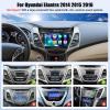 2+64G Android Car Stereo for Hyundai Elantra 2014 2015 2016 with Apple Carplay Android Auto Mirror Link 9 inch Touchscreen Radio Head Unit FM RDS HiFi Bluetooth WiFi GPS + AHD Backup Camera & MIC view 2