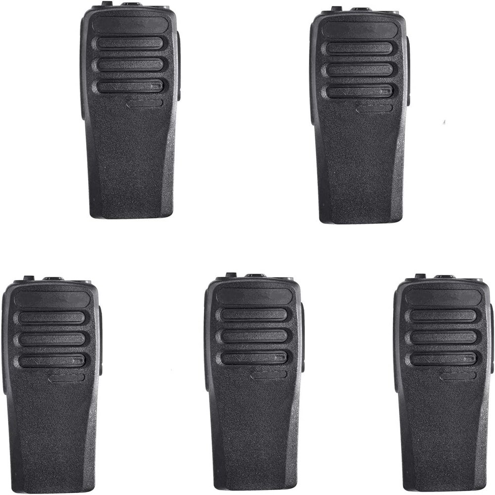 5Pcs Black Front Housing Case Replacement for CP200D Two Way Radio