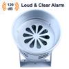 DIANQI DC12V Loud Electric Motor Metal Alarm Siren, 120dB Air Screw Alarm Horn for Home, Residential Areas, Industries, Stores and Control Systems (Gray) view 3
