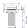 PCI Express 4.0 x4 Extension Riser Cable 90 180 Degree (30cm, R22SF 4.0) view 4