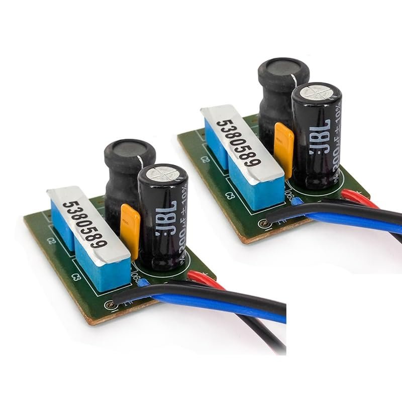 2PCS 2 Way 60W Speaker Treble Bass Frequency Divider Home Theater Hifi Stereo DIY Audio Crossover Filters