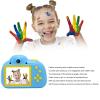 ASHATA Upgrade Kids Camera, 1080P 2.4 Inch Cartoon Camera for Boys Girls, Mini Portable Camera with 32GB SD Card, Gifts for Christmas Birthday(Blue) view 4