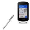 BoxWave Stylus Pen Compatible with Garmin Edge Explore 2 - DualTip Capacitive Stylus, Fiber Tip Disc Tip Capacitive Stylus Pen - Metallic Silver view 1