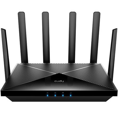 Cudy New 5G NR SA NSA AX3000 WiFi 6 CPE Router, AX3000 Dual SIM 5G Cellular Router, Qualcomm IPQ5018, SDX62, MU-MIMO, Detachable Antennas, Band Lock, VPN, Zerotier, Cloudflare, P5