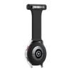 20MM Silicone Nurse Watch Fob Compatible with Garmin Venu/Venu 2 Plus/Vivoactive 3/Venu Sq/Venu Sq Music Watch Band with Pin-On Brooch Bands for Garmin Venu Band for Nurse Doctors (Black/Gray/WineRed) view 4