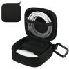 CaSZLUTION Travel Carrying Charger Storage Case Small Electronic Organizer Bag Compatible with MacBook MagSafe Power Adapter, Portable Pouch for Laptop Accessories, USB Drives, Gadgets, Tech Gear view 1