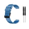 Blue Watch Band for Garmin Approach S20/ S5/ S6, Soft Silicone Personalise Replacement Strap Compatible with Garmin Forerunner 220/230/ 235/620/ 630/ 735XT/ 235lite view 1