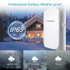 TODAAIR AC1200 Outdoor WiFi ExtenderIP65 WeatherproofWiFi Booster and Signal AmplifierUp to 1200Mbps Dual Band WiFi Repeater Covers Up to Least 3440 Sq. ft and 30 Devices view 2