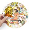 50 Pcs Ancient Egypt Stickers Waterproof Aesthetic Lost Civilizations Pyramid Sphinx Pharaoh Stickers for Water Bottles Laptop Luggage Car Skateboard,Waterproof Vinyl Sticker for Kids Boys Girls view 4