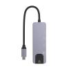 pickyegg.com Multi-Function Type-c Hub USB-C to 4K HDMI USB3.0 LAN Ethernet Docking Station view 3