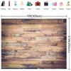 10x6.5ft 3D Brown Gradient Wood Backdrop Photography Retro Wood Wall Background for Baby Birthday Party Soft backdrops view 3