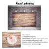 10x6.5ft 3D Brown Gradient Wood Backdrop Photography Retro Wood Wall Background for Baby Birthday Party Soft backdrops view 4