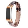 Ayeger Resin Band Compatible with Fitbit Alta/Alta HR/Ace,Women Men Resin Accessory Rose Gold Buckle Band Wristband Strap Blacelet(Leopard) view 1