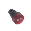 AD16-22SM 22mm Flash Signal Light LED Active Buzzer Beep Alarm Indicator (110,30MM red) view 3