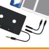 Car Audio Cassette to Aux Adapter, 3.5 MM Auxillary Cable Tape Adapter for Mobile Phones, Tablets, Mp3, Car Stereos, Earphones, Speakers etc. view 4