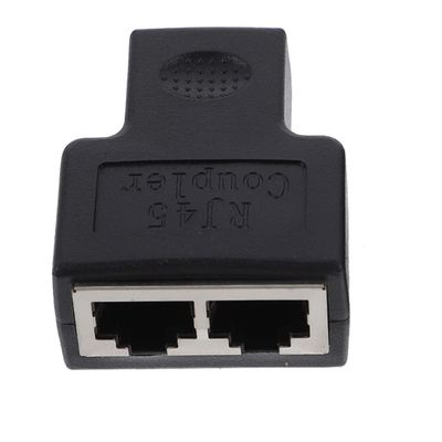 Mobestech 2pcs Ethernet Splitter Adapter to Port Network Connector for Dual Device Sharing for Use Supports High-Speed