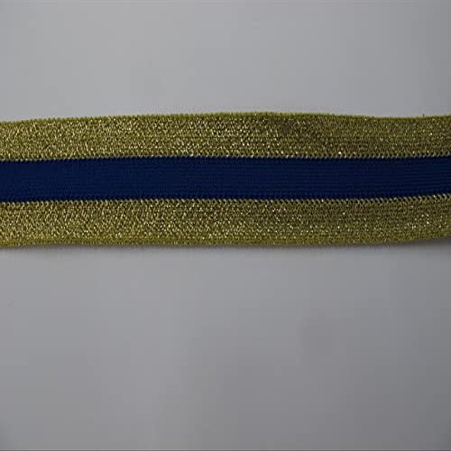 Cheerbraid 1 1/2" Wide NL. MT Gold-Royal-NL. MT Gold