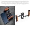 LEOFOTO PH-01 Smartphone Cage Kit Arca/RRS Compatible Inc Cold Shoe & Wooden Hand Grips Ideal for Video view 3