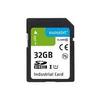Swissbit SFSD032GL1AM1MT-E-6F-21P-STD, Memory Cards Industrial SD Card, S-58, 32 GB, 3D PSLC Flash, -25 C to +85 C view 1