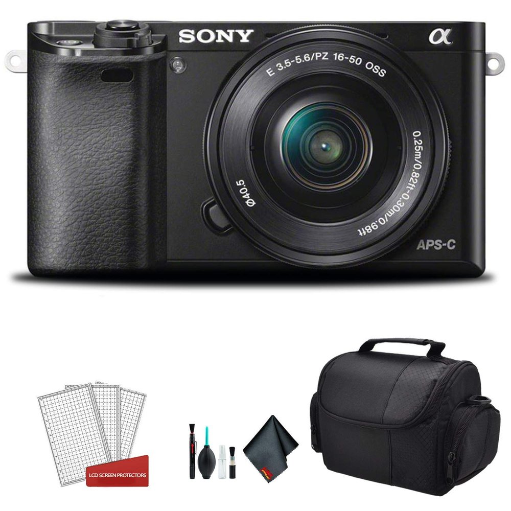 Sony Alpha a6400 Mirrorless Digital Camera with 16-50mm Lens Kit (Renewed)