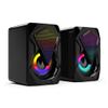 axGear Computer 3.5mm Speakers Led/Volume Control Powered by USB for Laptop view 1