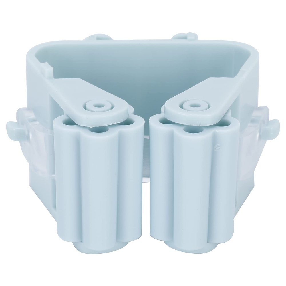 Broom Holder, Wall Mounted Broom Clip Mop Grippers Self Adhesive No Drilling Mop Broom Racks Broom and Dustpan Hanger for Home, Kitchen, Garden, Garage