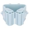 Broom Holder, Wall Mounted Broom Clip Mop Grippers Self Adhesive No Drilling Mop Broom Racks Broom and Dustpan Hanger for Home, Kitchen, Garden, Garage view 1