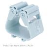 Broom Holder, Wall Mounted Broom Clip Mop Grippers Self Adhesive No Drilling Mop Broom Racks Broom and Dustpan Hanger for Home, Kitchen, Garden, Garage view 4