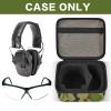 Case for Walker's Razor Slim Electronic Earmuffs Storage Holder/ for Howard Leight/ for 3M WorkTunes Shooting Hunting Hearing Ear Protection, Safety Eyewear Glasses Storage Holder -Camo Box Only view 3