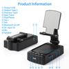Gifts for Men, OLES Mobile Phone Stand with Bluetooth for Him Dad Women Who Want Nothing, Adjustable Tablet Holder with Wireless Speaker, Tech Gadgets for Table Desk, Unique Ideal view 3