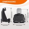 CUSAUTV X3 Electronic Device Tablet Phone Holder GPS Mount Compatible with 2017-2024 Can Am Maverick X3 / X3 Max DS MR RC Turbo R Accessories with Storage Box Organizer Tray,Replace for #715002874 view 3