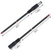 2 Pcs DC Power Pigtail Barrel Plug Connector Cable18AWG,Adapter 6FT 5.5MM x 2.5MM Male & Female Plug to Bare Wire Open End Power Wire Supply Repair Cable for DIY Extension Cord,Router,CCTV,IP Camera view 4