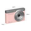 Andoer Compact 4K Digital Camera Video Camcorder 50MP 2.88Inch IPS Screen Auto Focus 16X Zoom Anti-Shake Face Detact Smile Capture Built-in Flash with 2pcs Batteries Carry Bag Wrist Strap view 2