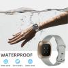 Odbeai Band Compatible with Fitbit Versa 3&4 Bands/Sense&Sense2 Bands for Women Men,Soft Replacement Wristbands Sport Strap Accessories for Sense&Sense2/Versa 3&4 SmartWatch(Small, Gray) view 3