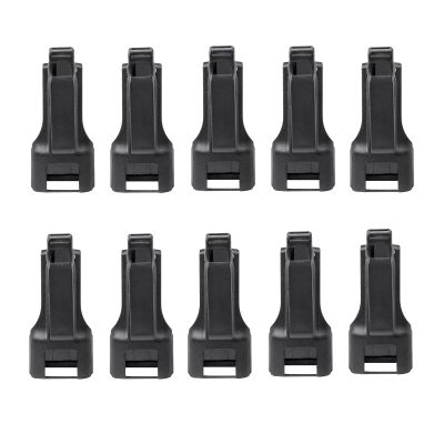 10 Pack HKLN4510 HKLN4510A RM Series Carry Holster Belt Clip Compatible for Radio RMM2050 RMU2040 RMU2043 RMU2080 RMU2080D RMV2080 Black